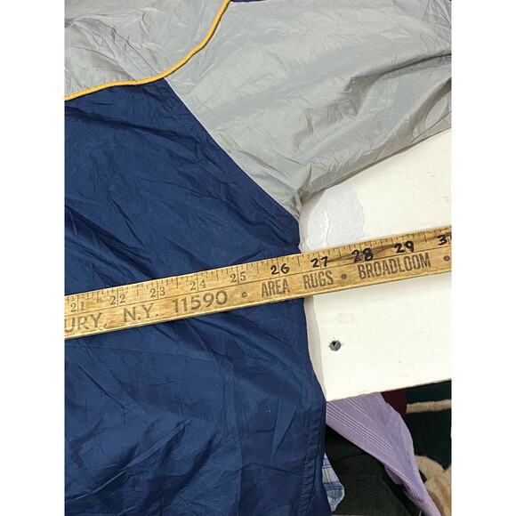 Nike Jacket Mens XXL Blue Gray Track Windbreaker Full Zip 90s Vintage - Picture 4 of 14